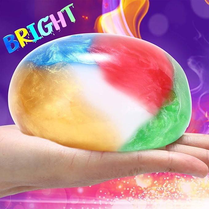 Barrel Slime 48 Pack, Mini Galaxy Slime Party Favors for Girls Boys, Super Soft and Stretchy Slime Kit for Kids Valentine, Classroom Prizes, Carnival Prizes, Goodies Bag Stuffer