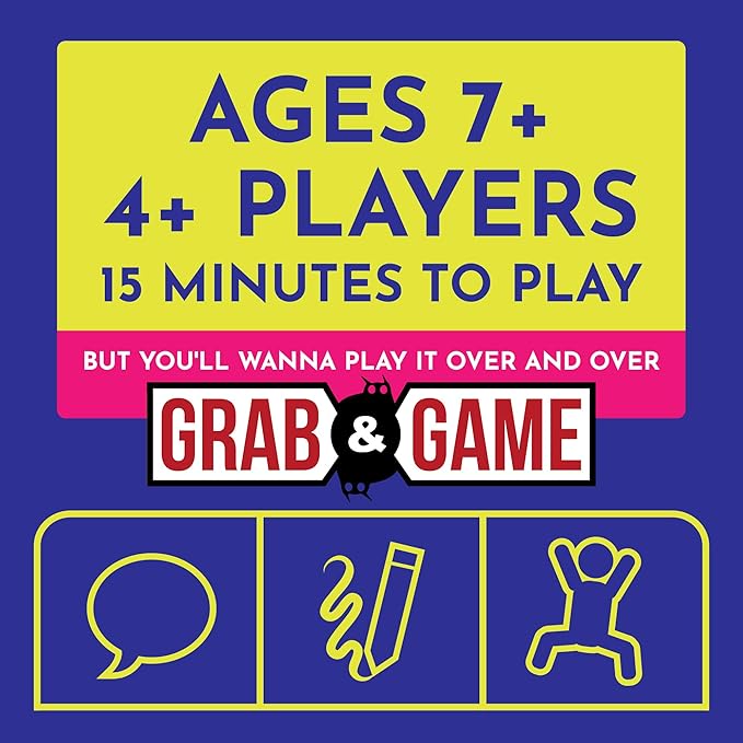 Exploding Kittens Why are You Like This? Party Edition Grab & Game, 4+ Players - Ages 7+ - 15 Minutes to Play - Talking, Drawing, & Gesturing Guessing - for Party, Family, Couples