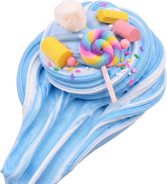 7 Pack Butter Slime Kit, Soft and Non-Sticky Sludge Toy, for Girls Boys Party Favor, Birthday Gifts, Stress Relief Toy