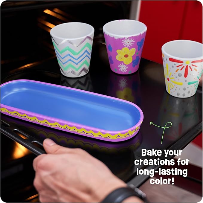 Dan&Darci Paint & Plant Stoneware Flower Gardening Kit - Gifts for Girls & Boys Ages 6-12 - Kids Arts & Crafts Project Birthday Gift, STEM Activity for Age 6, 7, 8, 9, 10, 11 & 12 Year Old Girl