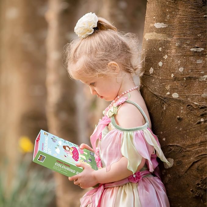 Tiger Tribe Forest Fairies Colouring Set Blue