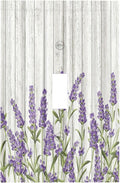 Rustic Wooden Plank Lavender Light Switch Plate Cover 1 Gang Single Toggle Wall Plates Art Decorative Switchplate Outlet Covers Electrical Faceplate for Bedroom Bathroom Kitchen Decor