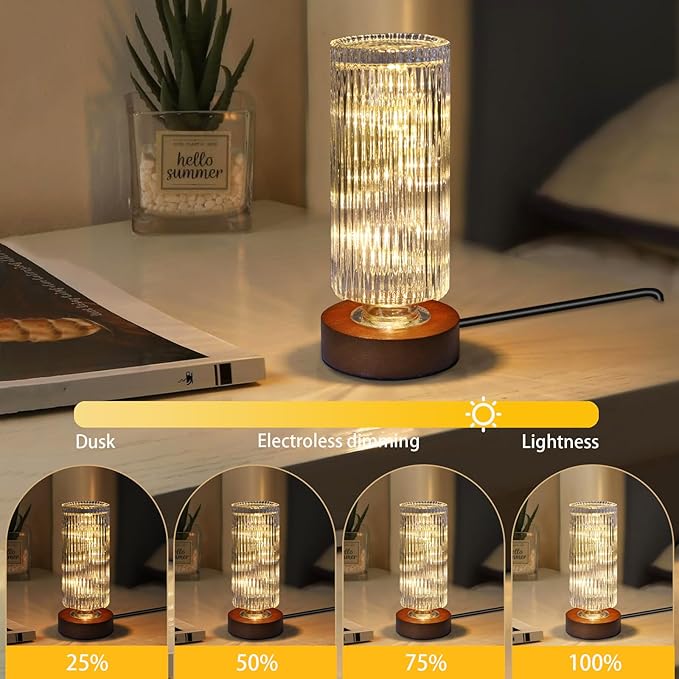 Small Nightlight for Bedroom - Bedside Table Lamps for Nightstand,LED Dimmable Night Light,Sleep Lights, Mini Nightlights for Kids Room Living Room Office Dorm,Nightstand/Bedside