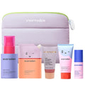 Evereden Kids Travel Set: Clean & Vegan 5-Piece Skin & Hair Care Set for Kids |Kids Face Cream, Face Wash, Detangling Shampoo, Conditioner & Spray With Travel Bag | Stocking Stuffers for Kids