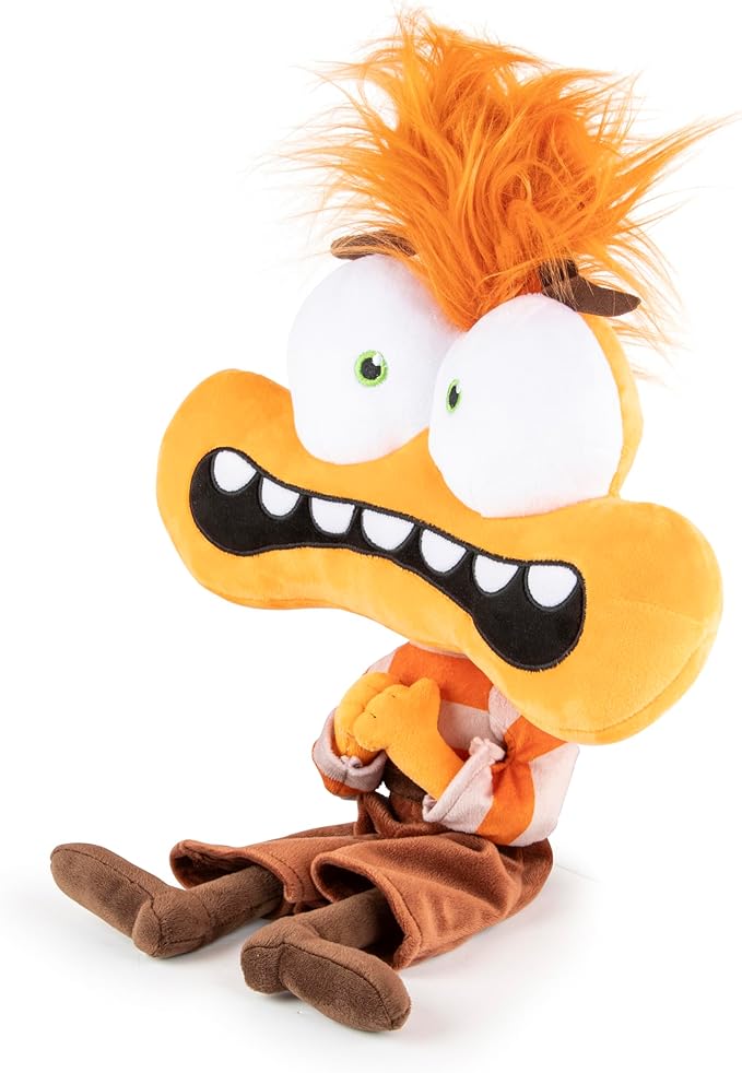 Jay Franco Disney Plush Pillow Buddy - Soft Plushie Stuffed Pillow, 13 Inches, Orange - Anxiety