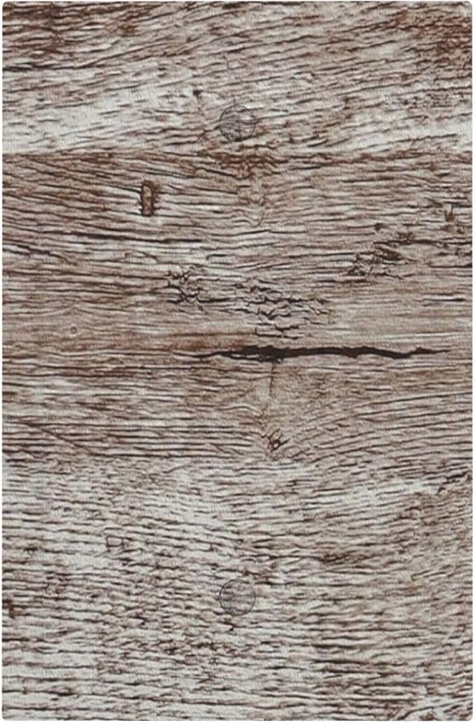 Light Switch Cover Plate Rustic Dark Grey Wood Plank Vintage Texture 1 Gang Blank No Device Decorative Outlet Covers Electrical Wall Plate Switchplate for Farmhouse Home Decor