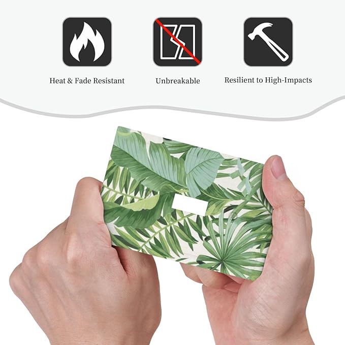 Green Tropical Palm Leaves Decorative Single Toggle Decorator Light Switch Cover Plate 1-Gang Summer Nature Hawaiian Plant Greenery Banana Leaf Electrical Receptacle Face Outlet Plug Wall Plate Cover