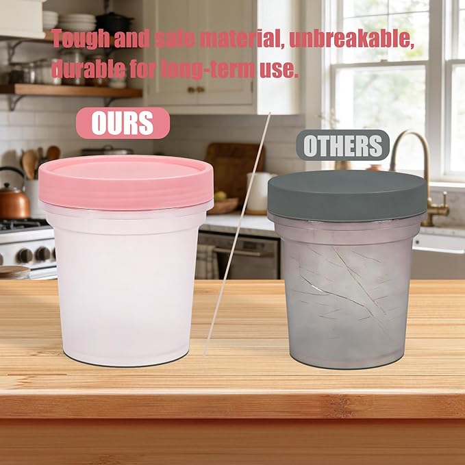 ASEVAT 12 Pack 6.67 oz Food Storage Containers with Twist Lids – Leakproof BPA-Free Soup Containers, Microwave/Dishwasher Safe Freezer Containers for Meal Prep, Leftovers & Takeout