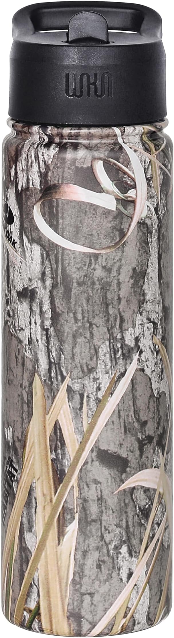 Wildkin Mossy Oak 22oz Kids Water Bottle – Leakproof, Vacuum-Insulated, Durable, Easy-Clean - Shadow Grass