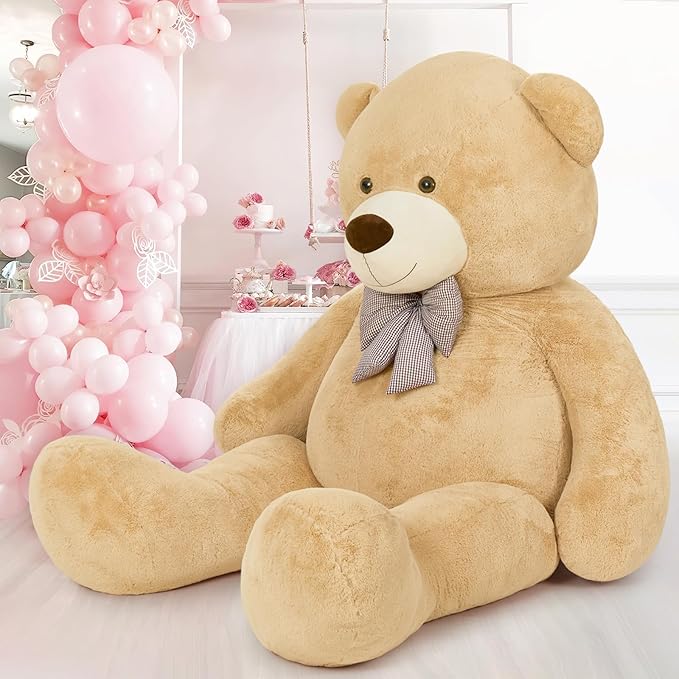 MaoGoLan Giant Teddy Bear 10ft Stuffed Animal, Huge Jumbo Size 10 Feet Teddy Bear Plush, Charming and Fluffy Teddy Bear for Decorations, Celebrations,Valentines Day,Baby Shower,Brown