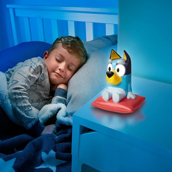 Goglow Bedtime Handy Bluey Nightlight, 2-in-1 Interactive Toddler Light & Flashlight with Auto-Off Timer, Soothing Night Light for Kids of Ages 2+