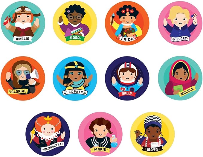 Mudpuppy Little Feminist Mini Memory Match Game, 24 Pieces (12 Pairs), Ages 3+, Develop Matching, Visual Memory, Focus, Concentration Skills, Features Charming Portraits of Historical Women