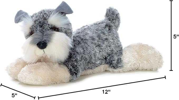 Aurora® Adorable Flopsie™ Ludwig™ Stuffed Animal - Playful Ease - Timeless Companions - Gray 12 Inches