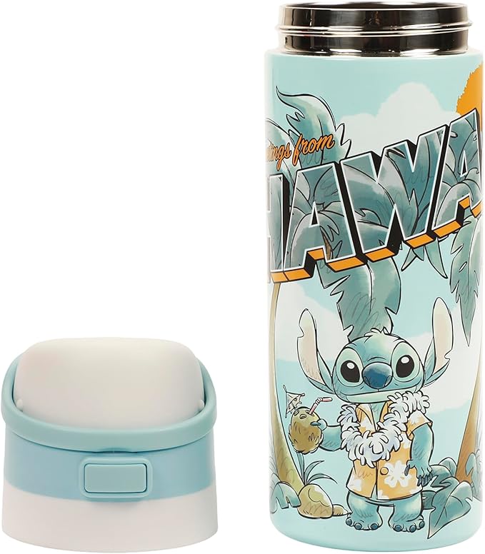 Lilo & Stitch Hawaii Stitch Blue 24 Oz Stainless Steel Tumbler