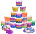 24 Packs Colorful Galaxy Slime, Stretchy & Non-Sticky,Idea Stocking Stuffers for Christmas,Party Favors, Sensory and Tactile Stimulation, Stress Relief, Educational Game, for Girls & Boys