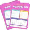 Markt Who Knows The Birthday Girl Best, Birthday Party Games for Kids Party Games, Game Supplies and Activities for Teens, Boys or Girls (Pink)