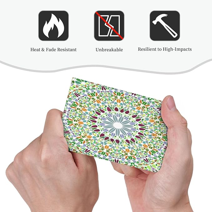Mandala Flower Abstract Round Mosaic Floral Light Switch Cover Plate 1 Gang No Device Blank Electrical Wall Plates Faceplate Decorative Switch Plate for Bedroom Living Room Decor