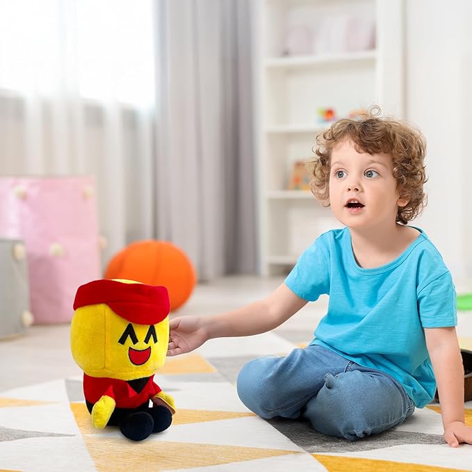 Forsaken Chance Pizza Plush Toy – Soft Pizza Boy Character Plush Stuffed Animal, Cute Forsaken Game Collectible Plushie Gift for Kids and Gamers