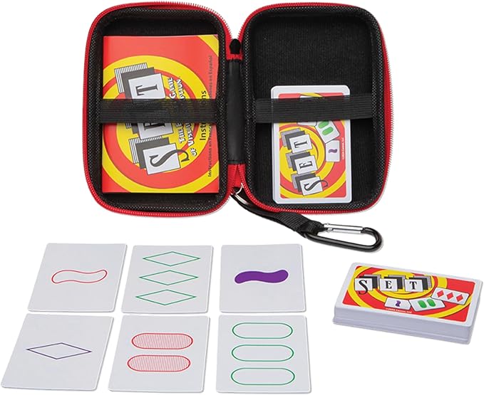 Set Card Games for Kids - Travel Case Bundle, Cards Included, Fun Family Games, Travel, Memory, Learning, Multi-Player, Ages 6+