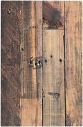 Rustic Brown Wood Plank Vintage Country Wooden Board Light Switch Cover Plate 1 Gang No Device Blank Electrical Wall Plates Faceplate Decorative Switch Plate for Farmhouse Home Decor