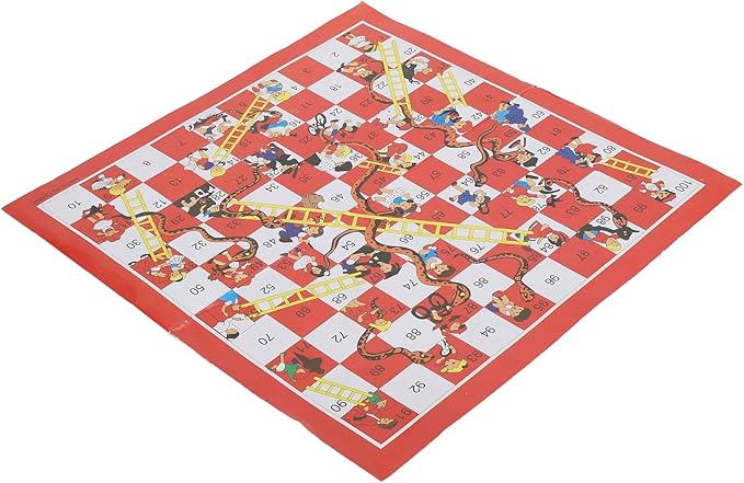 Snake Ladders Chess Challenging Fun Enhance Relationship Board Game Set for Outdoor Travel