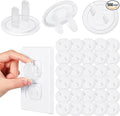 Thyle 500 Pcs Outlet Covers Bulk Child Baby Proofing Plug for Electrical Outlets Covers Easy Install Socket Sturdy Safe Secure Baby Proofing Kit for Home Office Bulk