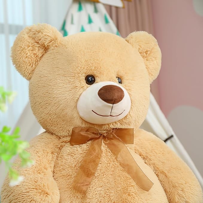 Toys Studio Big Teddy Bear 36 inch Giant Teddy Bear Stuffed Animals Cute Plush Toy for Girlfriend Kids Girls Gifts Christmas Valentine's Day Birthday Wedding Mother's Day