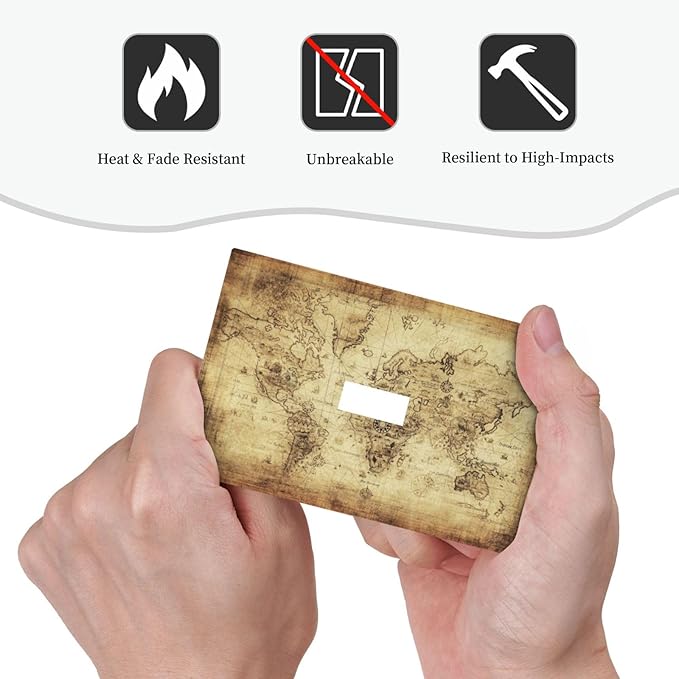 Old World Ocean Map 1 Gang Light Switch Plate Decorative Single Toggle Wall Plate Cover Electrical Switchplate Faceplate for Bedroom Room Decorate Jumbo