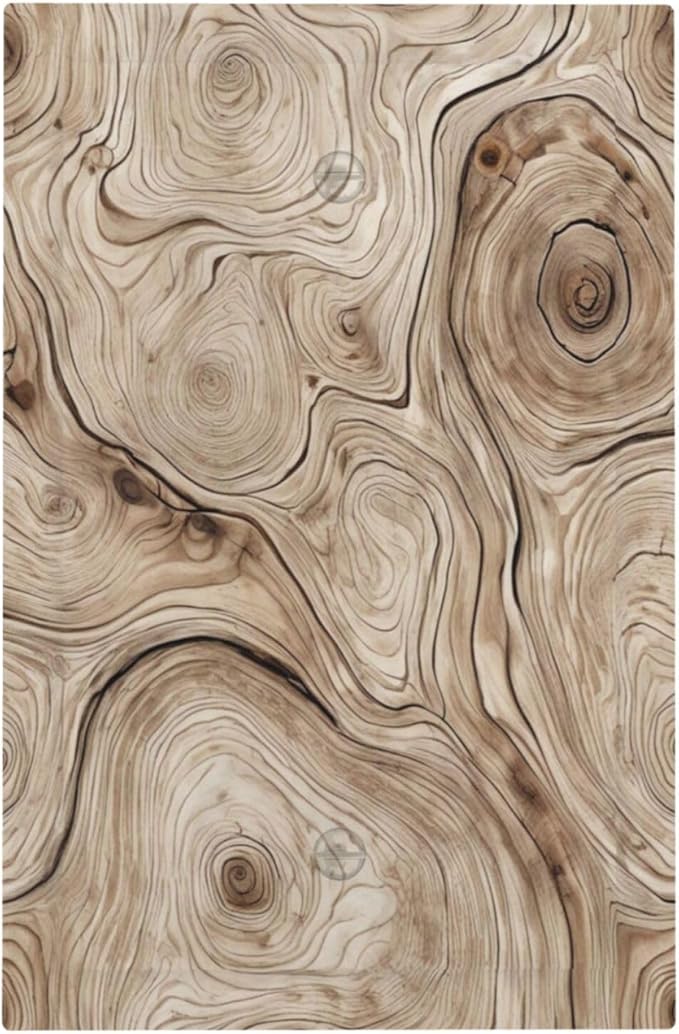 Tree Annual Rings Burl Texture Brown Wood Grain Print Light Switch Cover Plate 1 Gang No Device Blank Electrical Wall Plates Faceplate Decorative Switch Plate Covers for Farmhouse Bedroom Decor