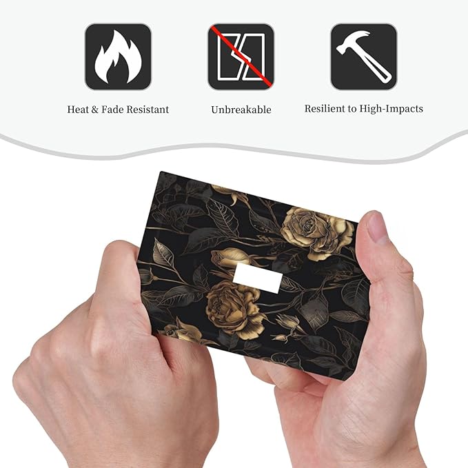 Black Floral Dark Vintage Gold Rose Flower Decorative Light Switch Cover 1 Gang Single Toggle Device Electrical Faceplate Switchplates Decorator Outlet Wall Plate for Bedroom Living Room Decor