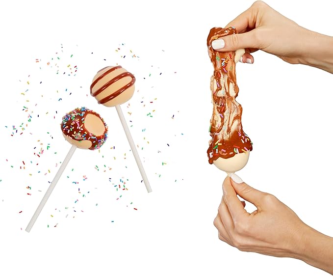 Cake Pop DIY Slime Kit - Unboxing Ingredients to Make, Smash, and Stretch Your Food Slime, Ages 8+