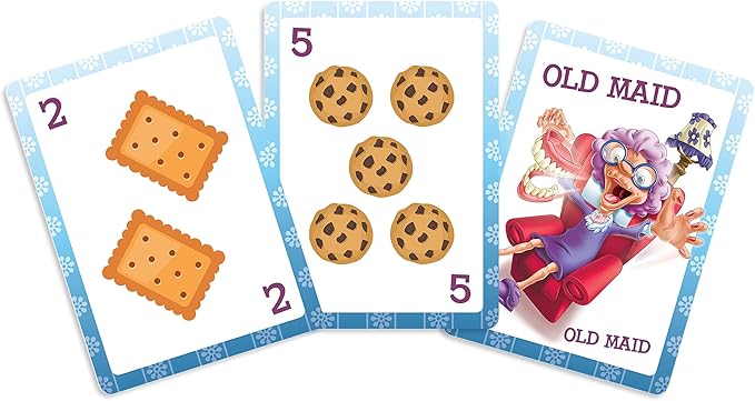 Pressman Classic Card Games 4-in-1 Set - Develops Memory and Matching Skills with Bright Colorful Cards