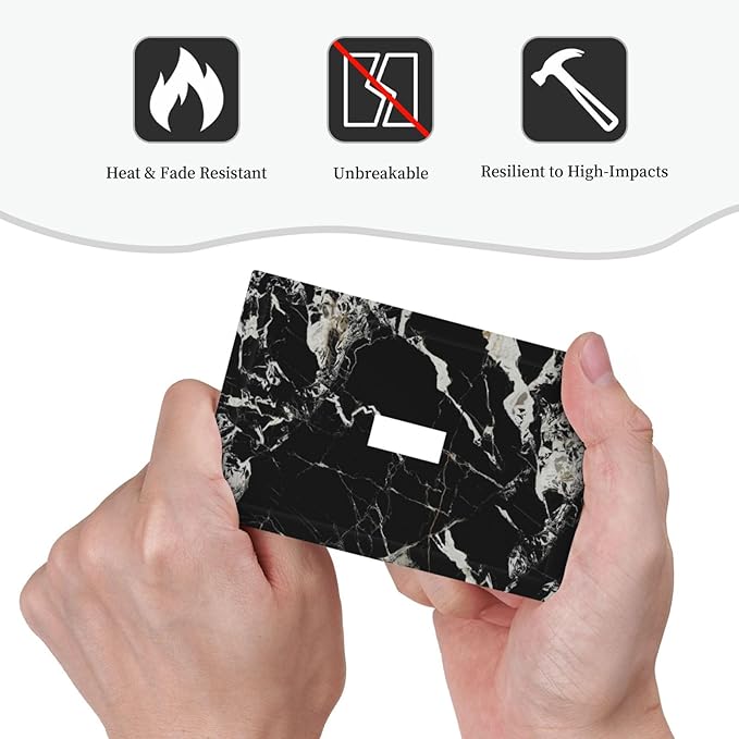 Black Marble Patterns Low Key Luxurious Decorative Light Switch Cover 1 Gang Single Toggle Device Electrical Faceplate Switchplates Decorator Outlet Wall Plate for Bathroom Kitchen Decor