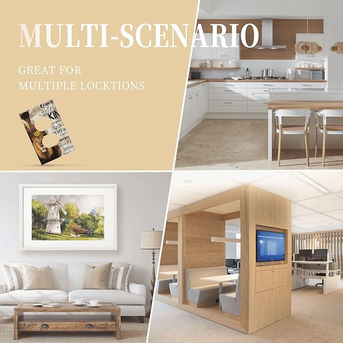 Quotes African Man Afro Lion 1 Gang Outlet Plate Covers Decorative Single Duplex Wall Plate Electrical Receptacle Light Switch Cover Electric Switchplate Country Decor