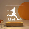 Night Lights Lamp, Night Light Kids, Football Children's Night Light, Bedroom Decor, Custom Kid's Night Light, Girls Room, Boy's Room