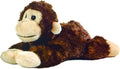 Aurora® Adorable Mini Flopsie™ Cheki Chimp™ Stuffed Animal - Mini Companions Ready for Playful Adventures - for Kids All Ages, Toddlers, Adults, and Families - Brown 8 Inches