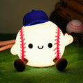 Attivolife Baseball Night Light, Baseball Gifts for Boys, Soft Silicone Nursery Bedroom Bedside Decor Dimmable Rechargeable LED Touch Lamp, Baby Kid Teen Sport Lover Athlete Christmas Birthday Gifts