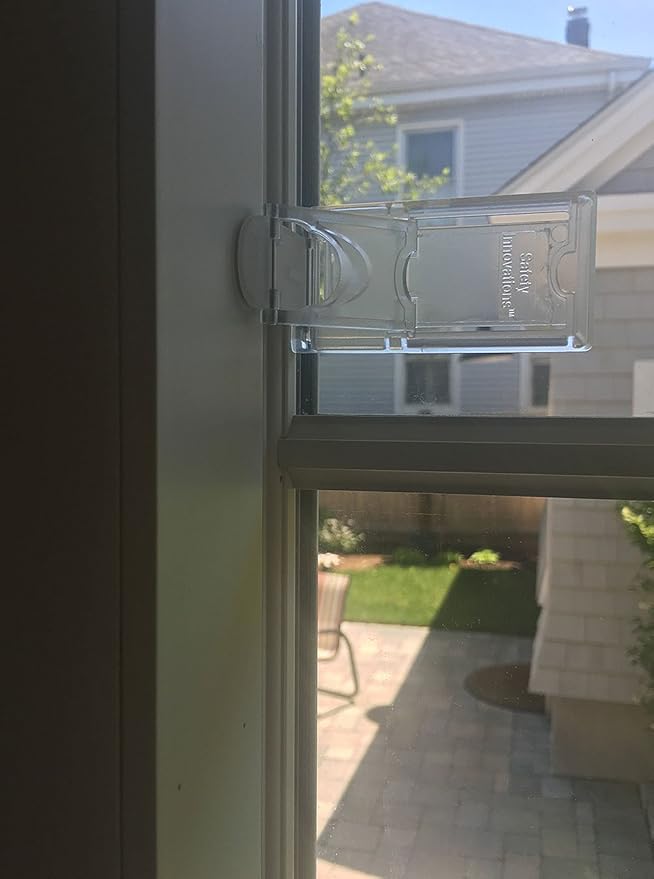 Safety Innovations - Childproof Your Windows and Sliding Doors with Our Window and Door Babyproof Safety Lock, (4-Pack)