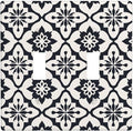Black And White Funny Plastic Wall Plate Decorative Double Toggle Light Switch Cover For Women Girls Bedroom Kitchen Living Room