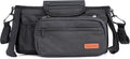 Universal Stroller Organizer Bag with 2 Insulated Cup Holder, Durable Detachable Phone Bag and Shoulder Strap – Fits for Pet Stroller Caddy, Uppababy, Baby Jogger, Britax, Doona, Nuna