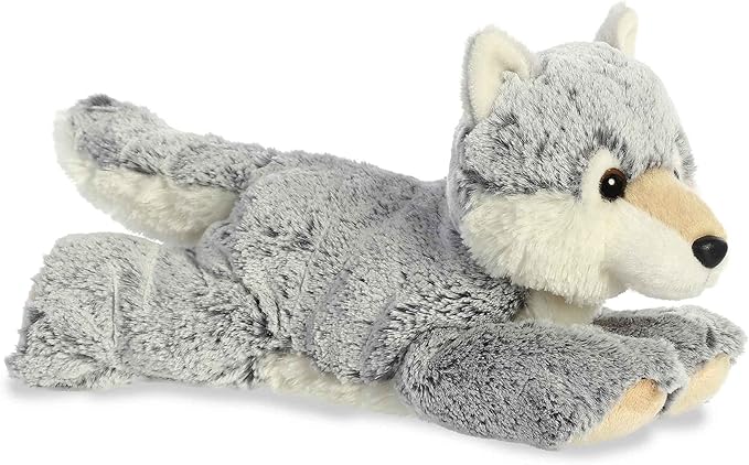 Aurora® Adorable Flopsie™ Winter Wolf™ Stuffed Animal - Used to Create Imaginative Play Adventures - Perfect for Birthdays, Kids and Adults, All Ages - Gray 11.5 Inches