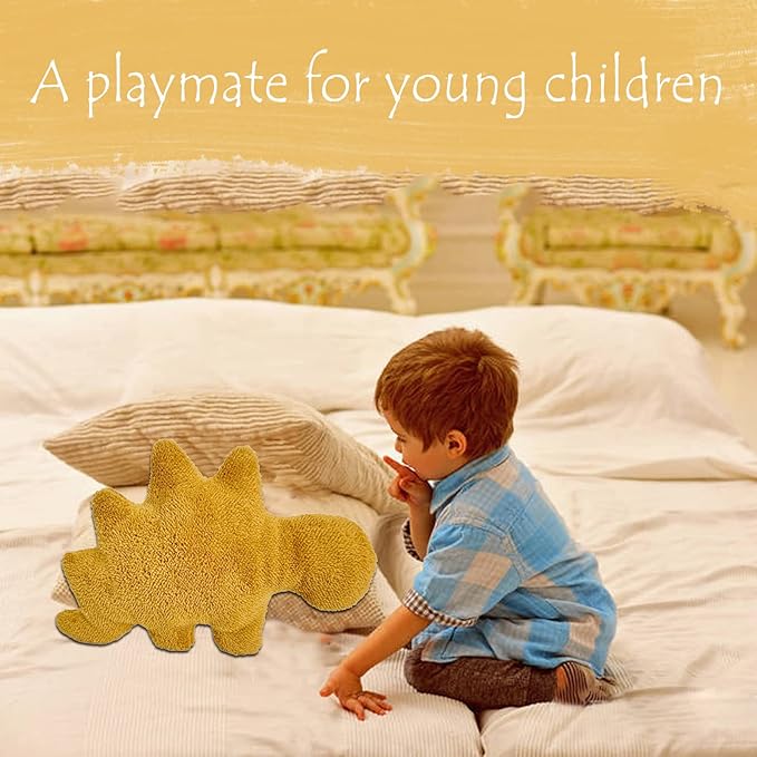 3 Packs Dino Nugget Pillow Plush, 18 inches Dinosaur Chicken Nugget Pillow Stuffed Animal Plush Toy, Dino Nugget Dinosaur Party Decoration Birthday Christmas Valentines Day Gift for Kids Boys Girls