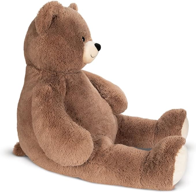 Vermont Teddy Bear Giant Teddy Bear Stuffed Animal | 4 Foot Teddy Bear Plush Toy | Emotional Support Plush for Baby Shower Decorations for Kids and Adults | Crafted in the USA