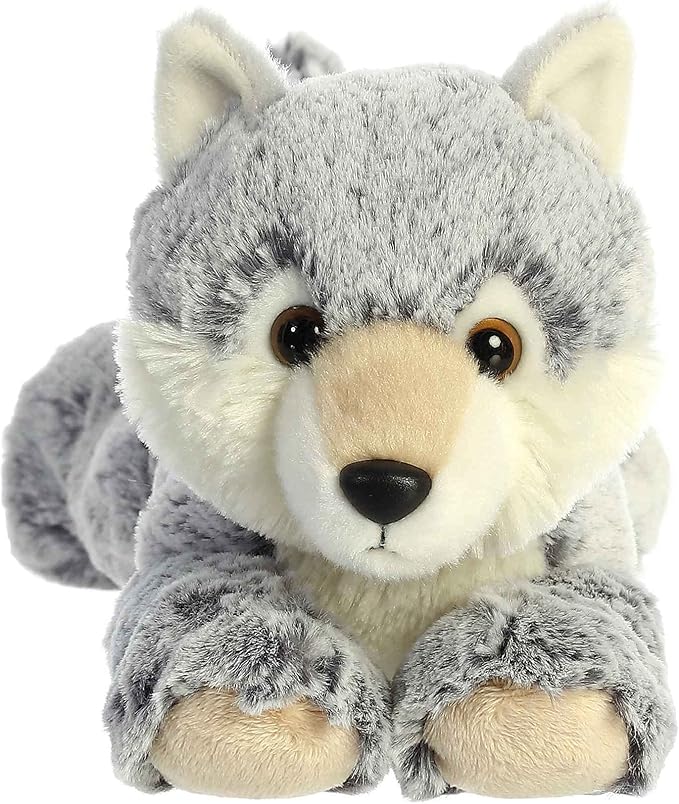 Aurora® Adorable Flopsie™ Winter Wolf™ Stuffed Animal - Used to Create Imaginative Play Adventures - Perfect for Birthdays, Kids and Adults, All Ages - Gray 11.5 Inches