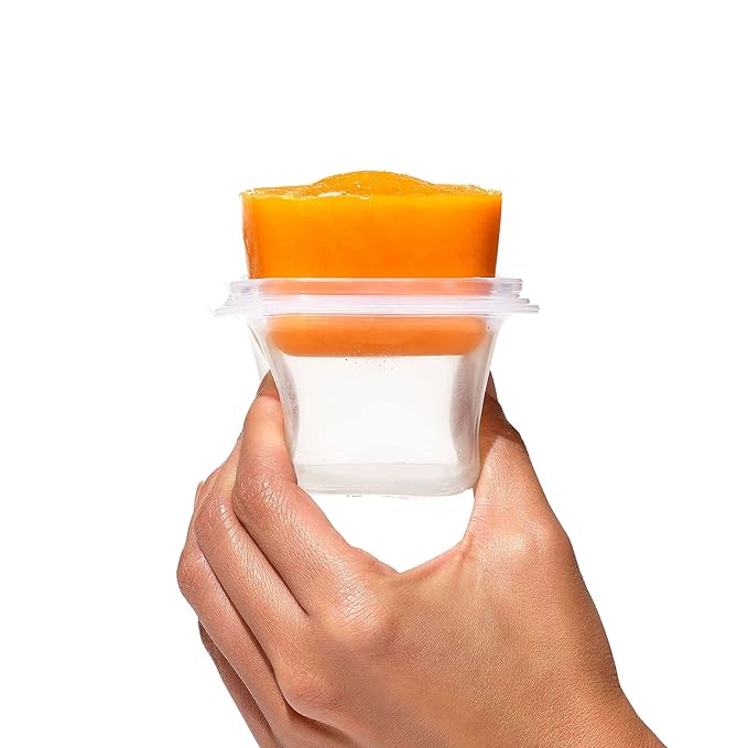 OXO Tot Silicone Baby Food Storage Container, Set of Four, 4oz Containers