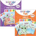 DINO MINI Watercolor Fun Value Pack - 2 Paint with Water Kits for Toddlers - Water Painting for Toddlers - Travel Activities for Kids Ages 4-8 - Screen Free Birthday Gifts (Dinosaurs - Jungle)