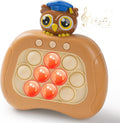 Pop Game Fidget Toy,Quick Push Game Pop Bubble Up Toys for Kids (owl)