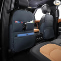 TAIKOO Seat Back Protector,Preventing the Impact of Children Stepping on the Seat Backrest,Beautiful appearance and easy to clean,black (Blue-2 pcs)