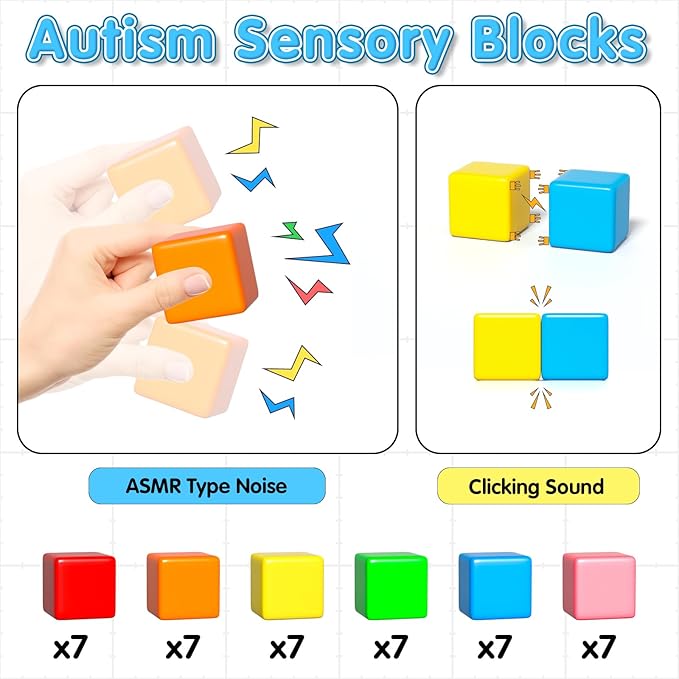 Apluses 42PCS Magnetic Blocks, Gifts for 3 4 5 6 Year Old, Magnet Building Blocks for Toddlers, Girls & Boys, Sensory - Montessori - Autism - Magnetic Toys for Kids Ages 3-5 4-8