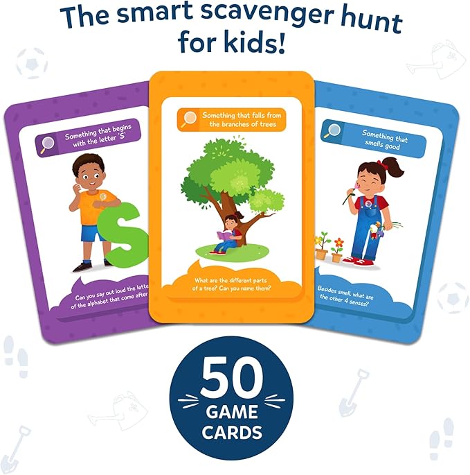 Skillmatics Outdoor Scavenger Hunt Card Game - Found It, Learning Toys, Educational Game Collections, Gifts for Kids, Boys, Girls and Families, for Ages 4, 5, 6, 7, Perfect for Home, School, Playdates